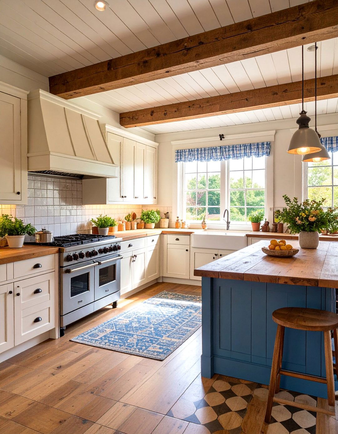 Traditional Country Barndominium Kitchen with Vintage Elements - 25 Barndominium Kitchen Ideas