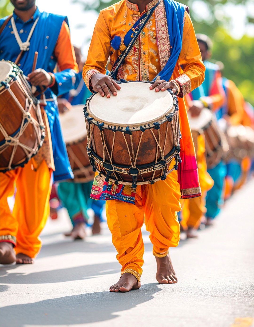 Traditional Drum Parade Wedding Entrance - 25 Wedding Entrance Ideas