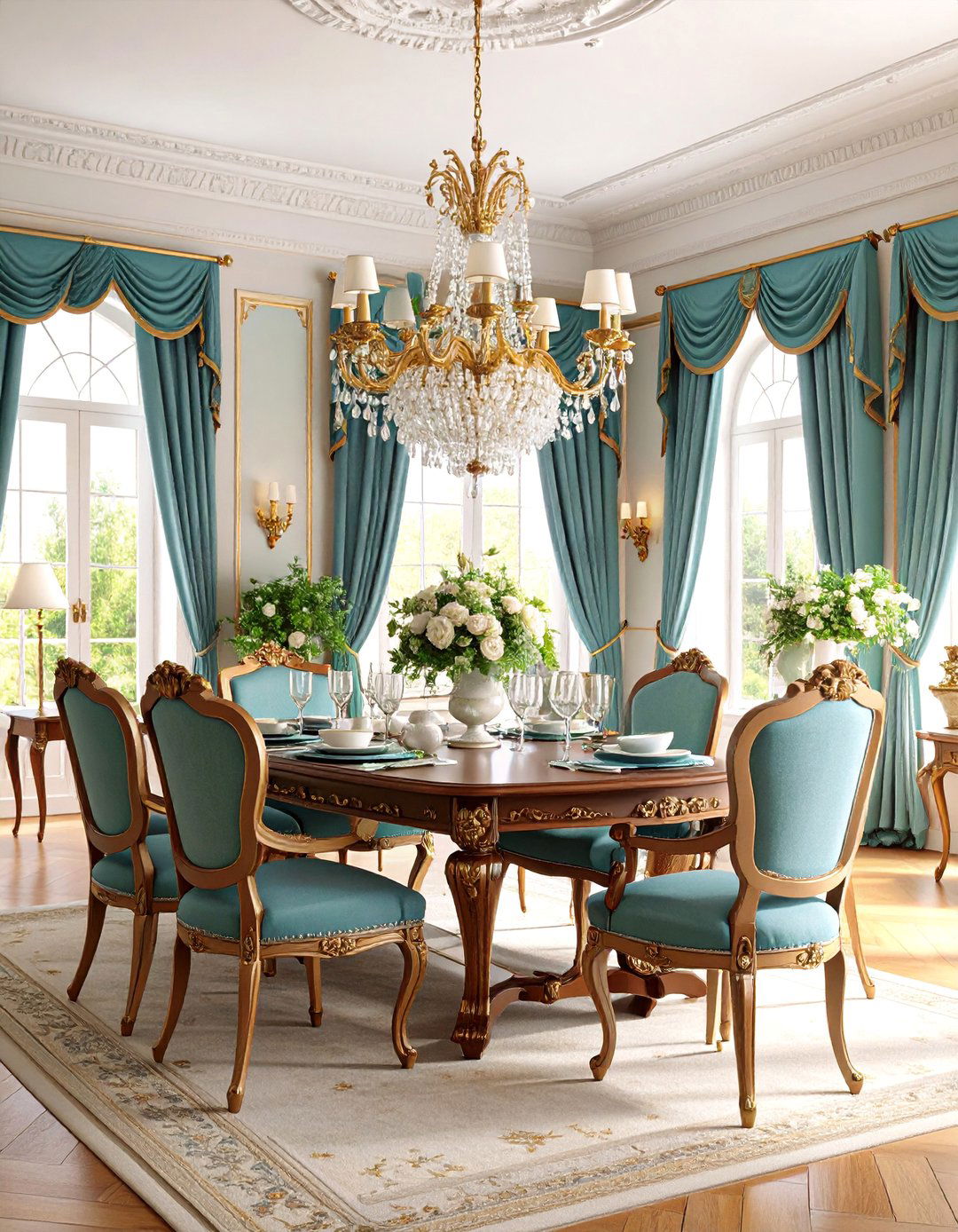 Traditional Eclectic Dining Room with Classic Elements - 25 Eclectic Dining Room Ideas