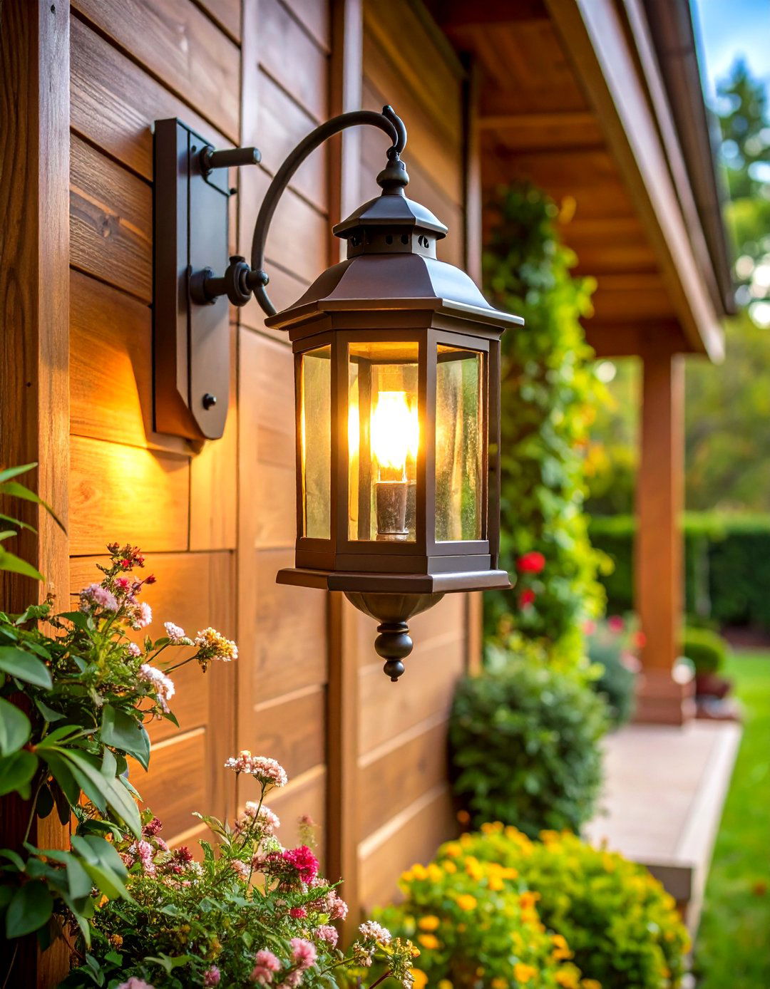 Traditional Lantern Style Hanging Light - 25 Entryway Lighting Ideas