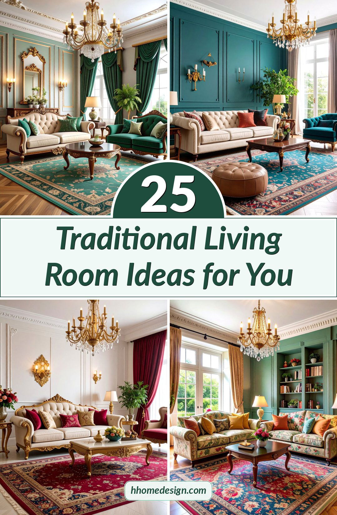 25 Traditional Living Room Ideas for You
