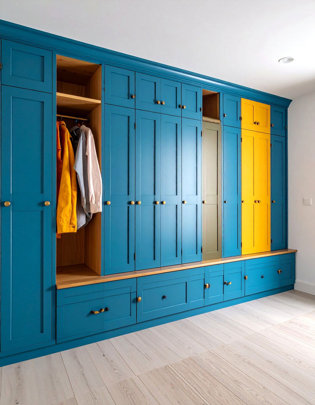 Traditional Mudroom with Built In Lockers - 25 Mud Room Ideas