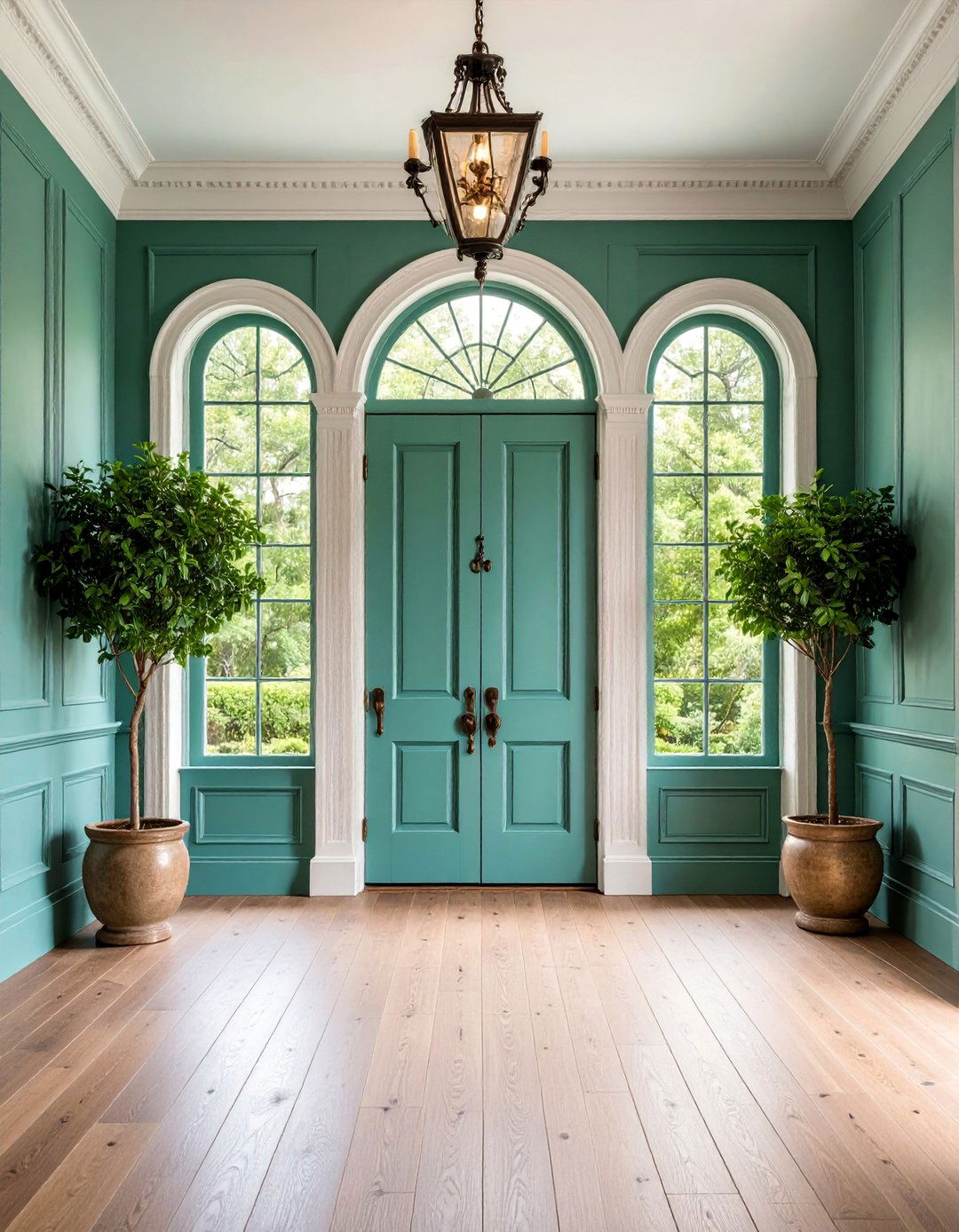 Traditional Plantation Style Door Trim with Wide Boards - 25 Door Trim Ideas