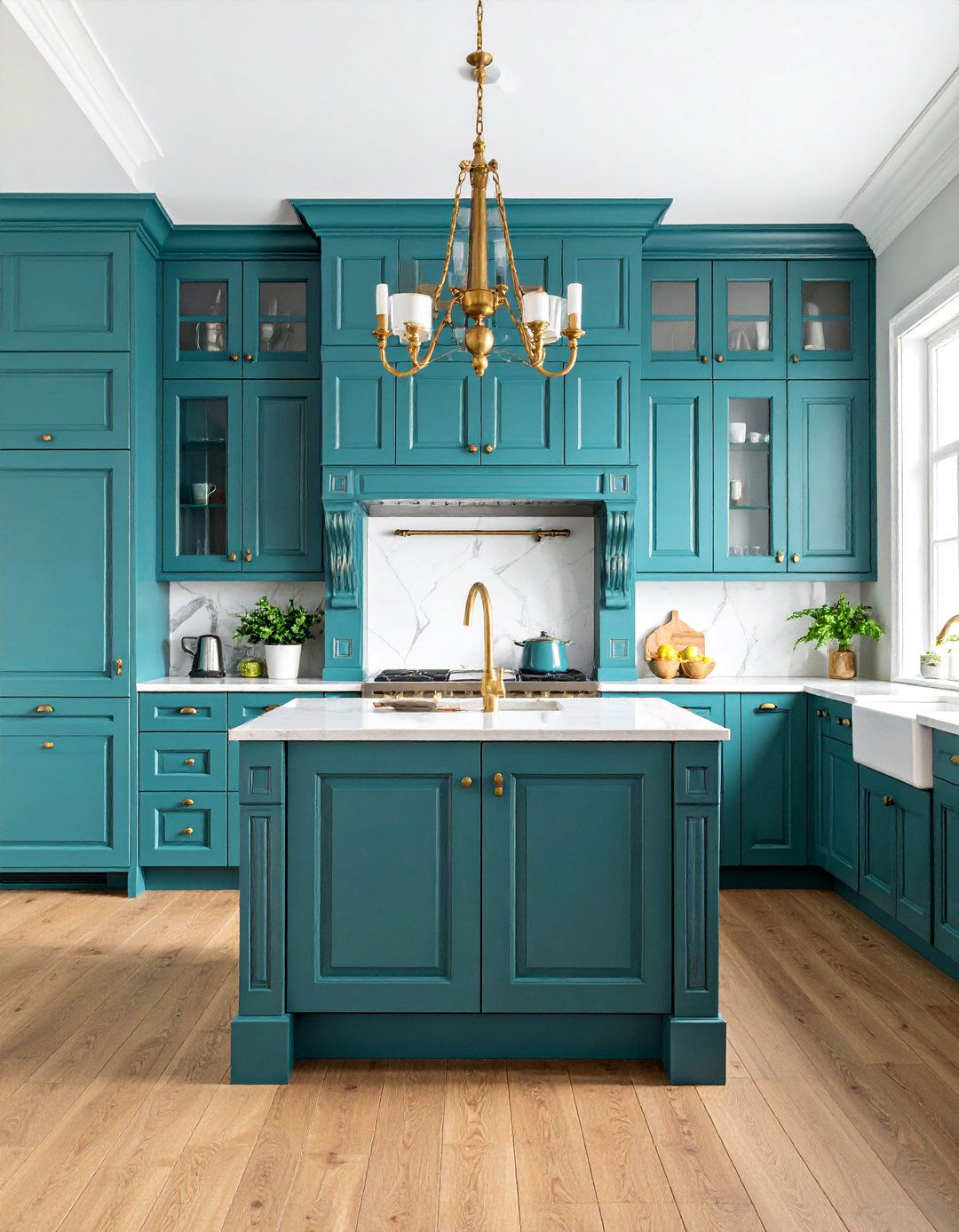 Traditional Raised Panel Oak Cabinets - 25 Floor to Ceiling Cabinets Ideas