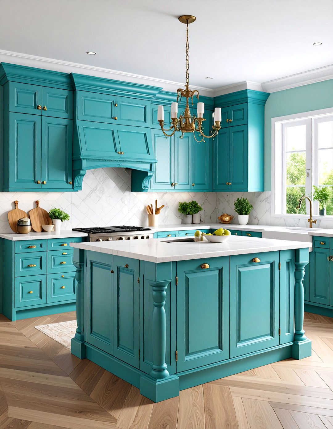 Traditional Raised Panel Peninsula - 25 Kitchen Peninsula Ideas