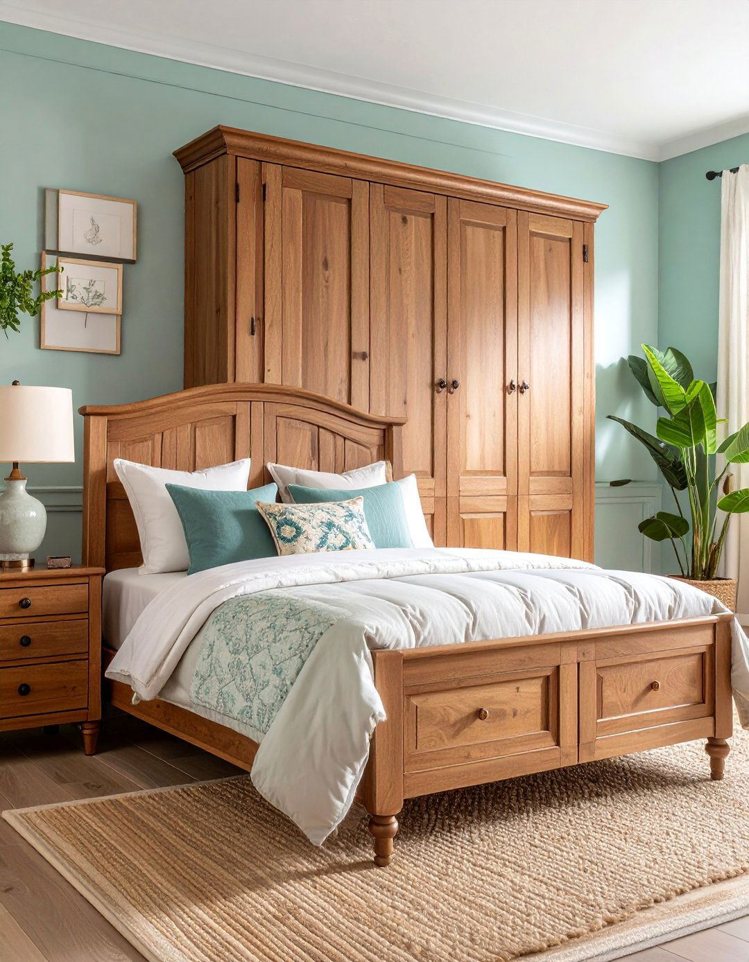 Traditional Shaker Style Wardrobe with Raised Panel Doors - 25 Built-in Wardrobes Ideas