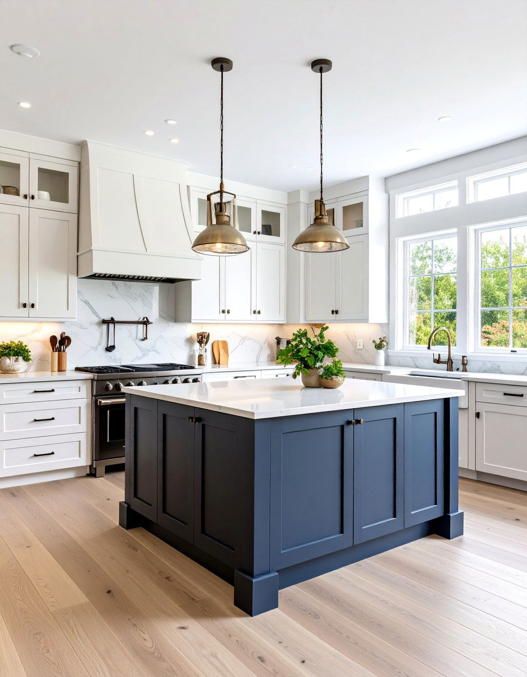 Traditional Shaker Style with Modern Black Updates