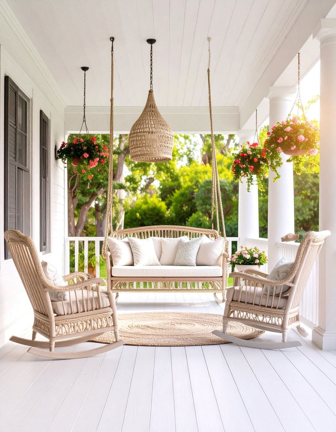 Traditional Southern Lanai with Classic Elements - 25 Lanai Porch Ideas