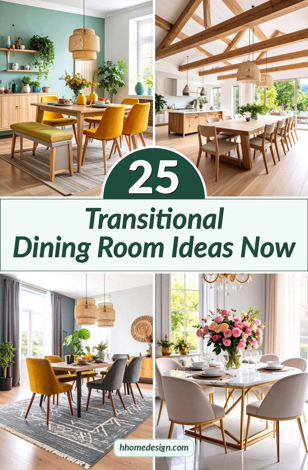 25 Transitional Dining Room Ideas Now