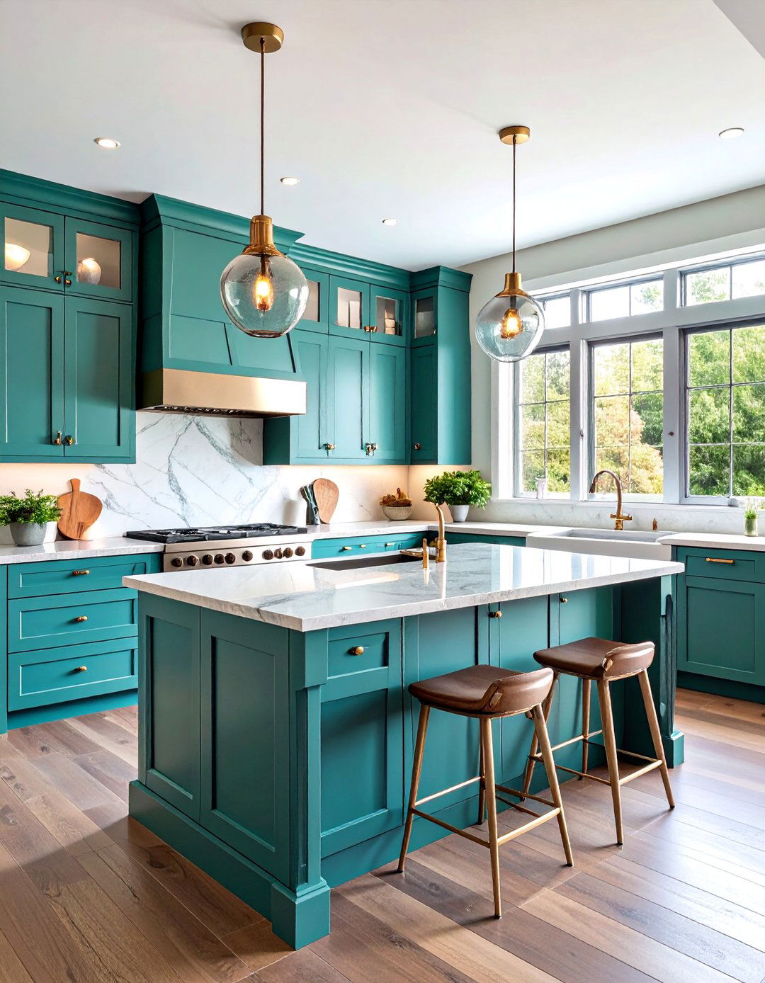 Transitional Kitchen Blending Traditional and Modern Elements - 25 Kitchen Remodel Ideas