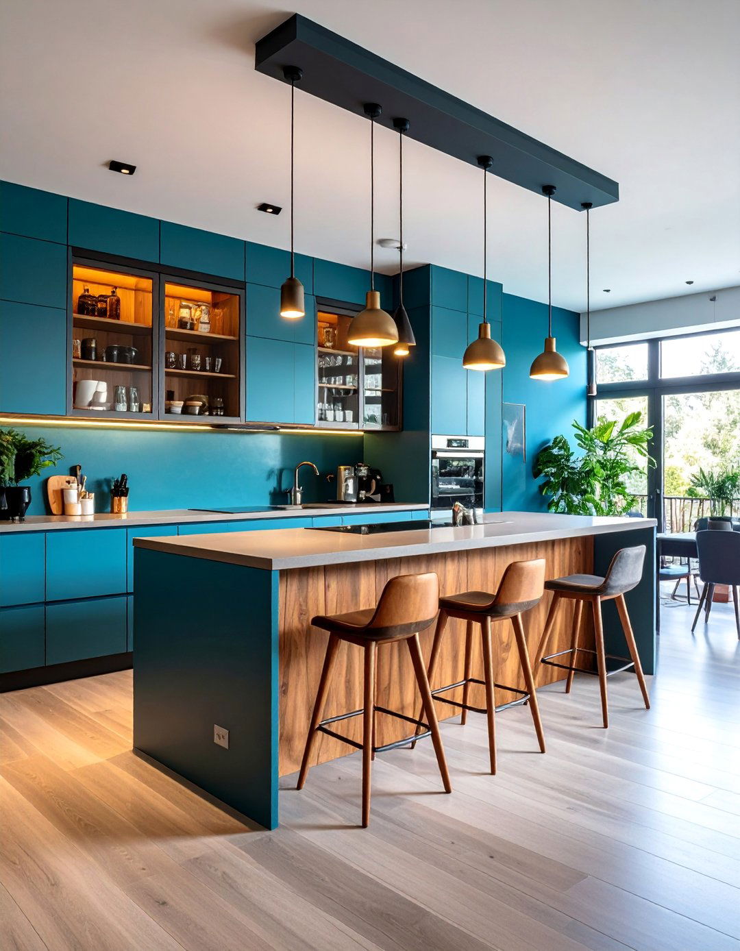 Transitional Kitchen with Coffee Bar - 25 Transitional Kitchen Ideas
