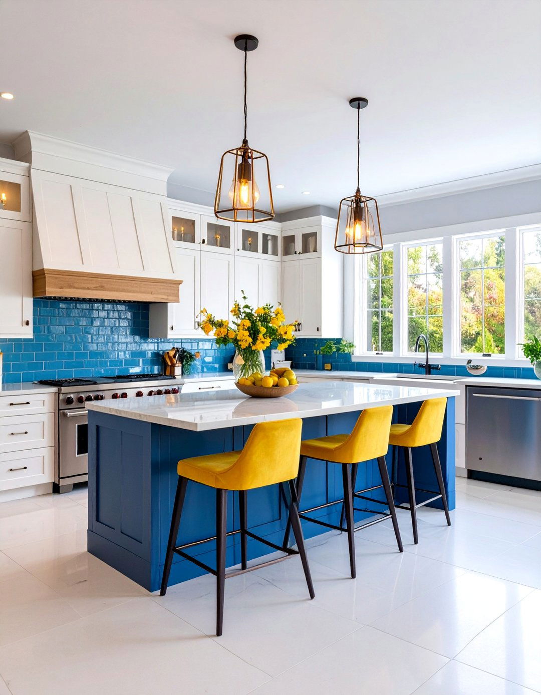 Transitional Kitchen with Shaker Cabinets - 25 Transitional Interior Design Ideas