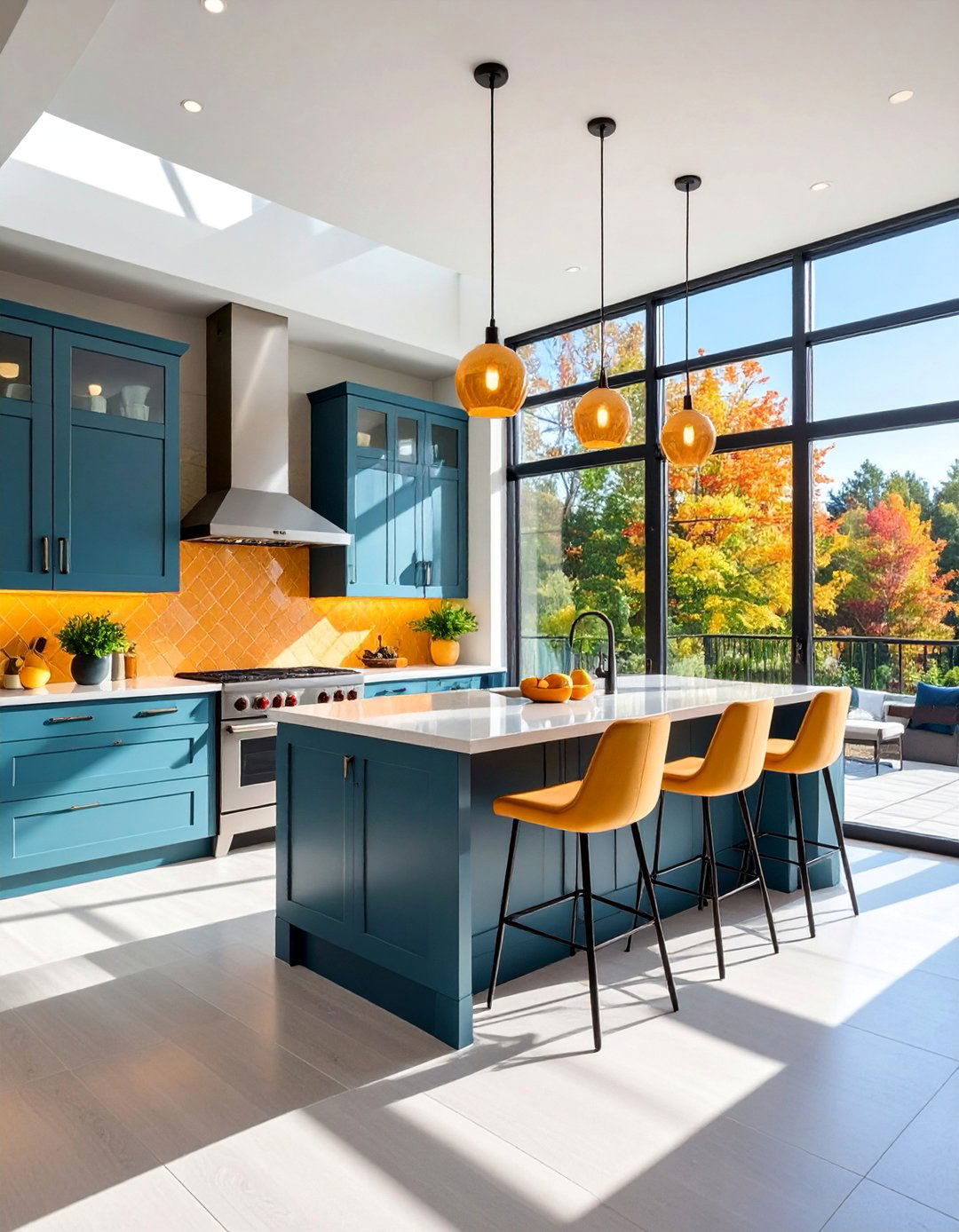 Transitional Sunroom Kitchen with Mixed Materials - 25 Sunroom Kitchen Ideas