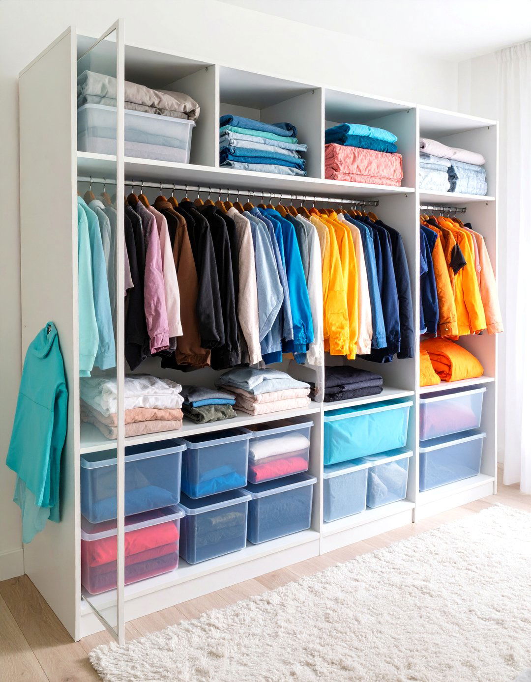 Transparent Storage and Organization System - 25 Hypebeast Room Decor Ideas