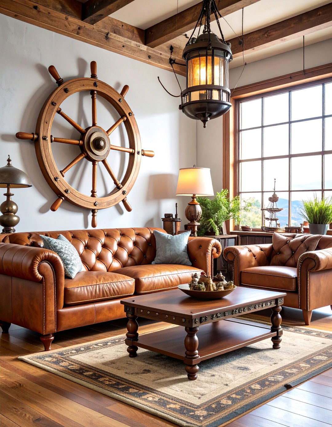 Transportation Museum Living Room Theme - 25 Steampunk Living Room Ideas