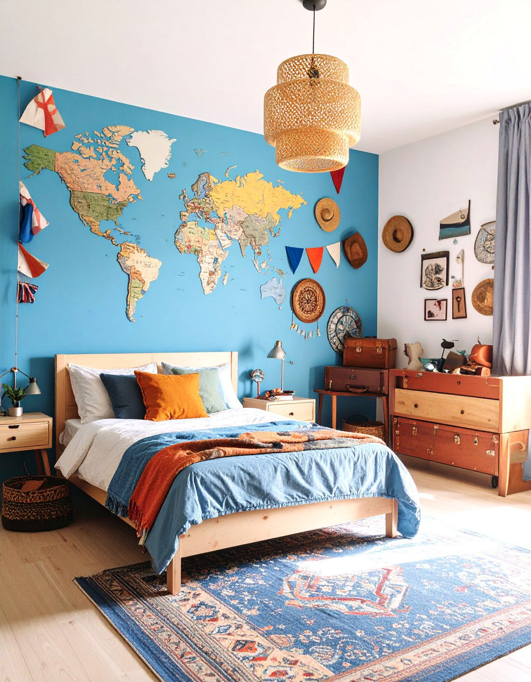 Travel Adventure Teen Bedroom - 25 Teen Bedroom Ideas
