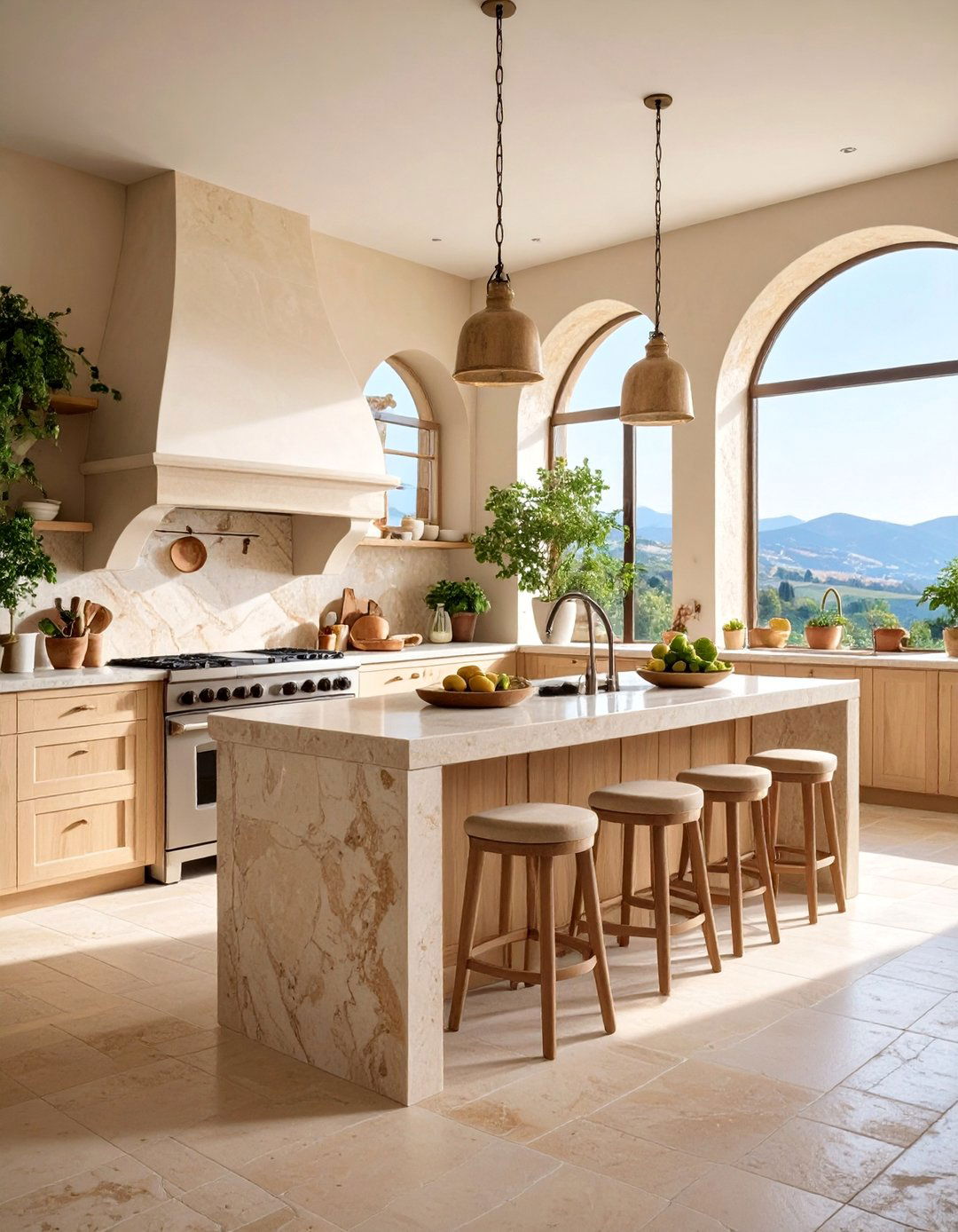 Travertine Tuscan Kitchen Design - 25 Tuscan Kitchen Design Ideas