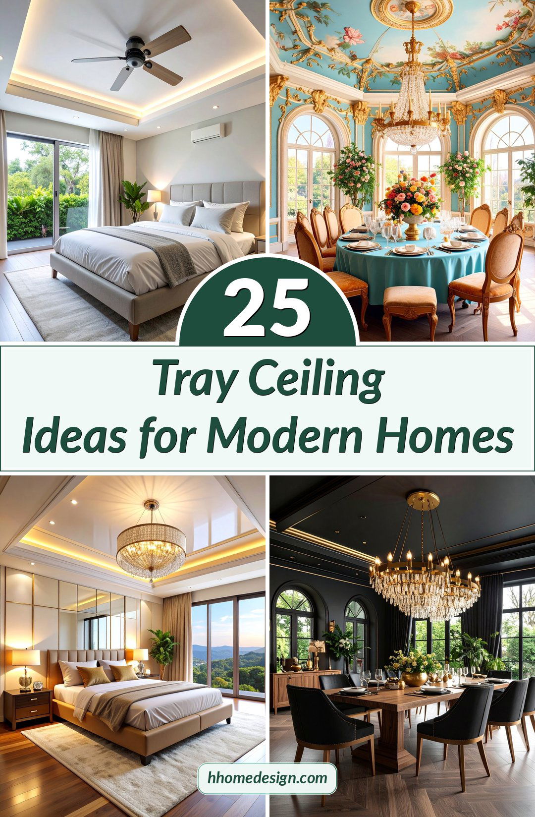 25 Tray Ceiling Ideas for Modern Homes