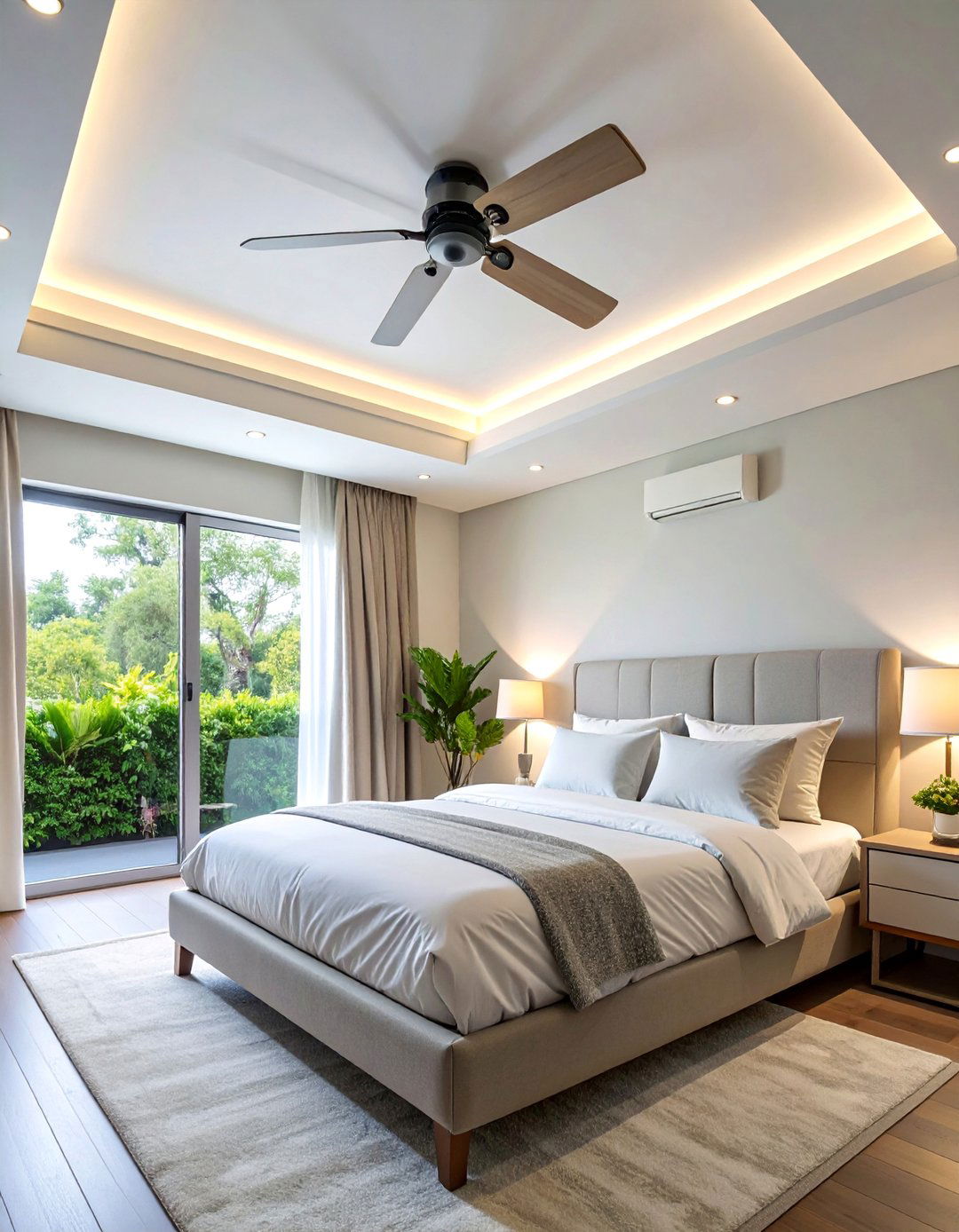 Tray Ceiling with Hidden LED Cove Lighting - 25 tray ceiling ideas