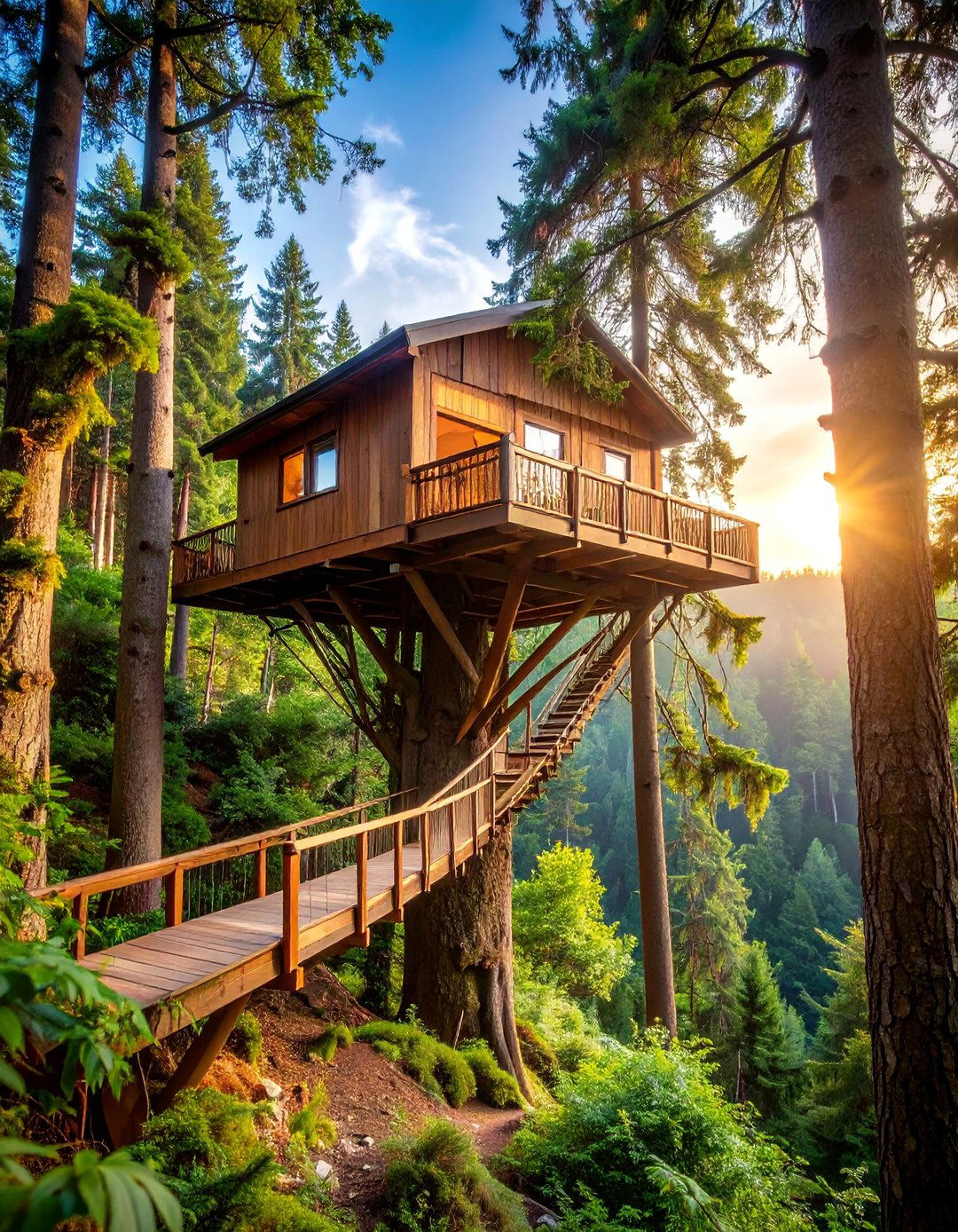 Treehouse Style Elevated Tiny House - 25 Tiny House Design Ideas