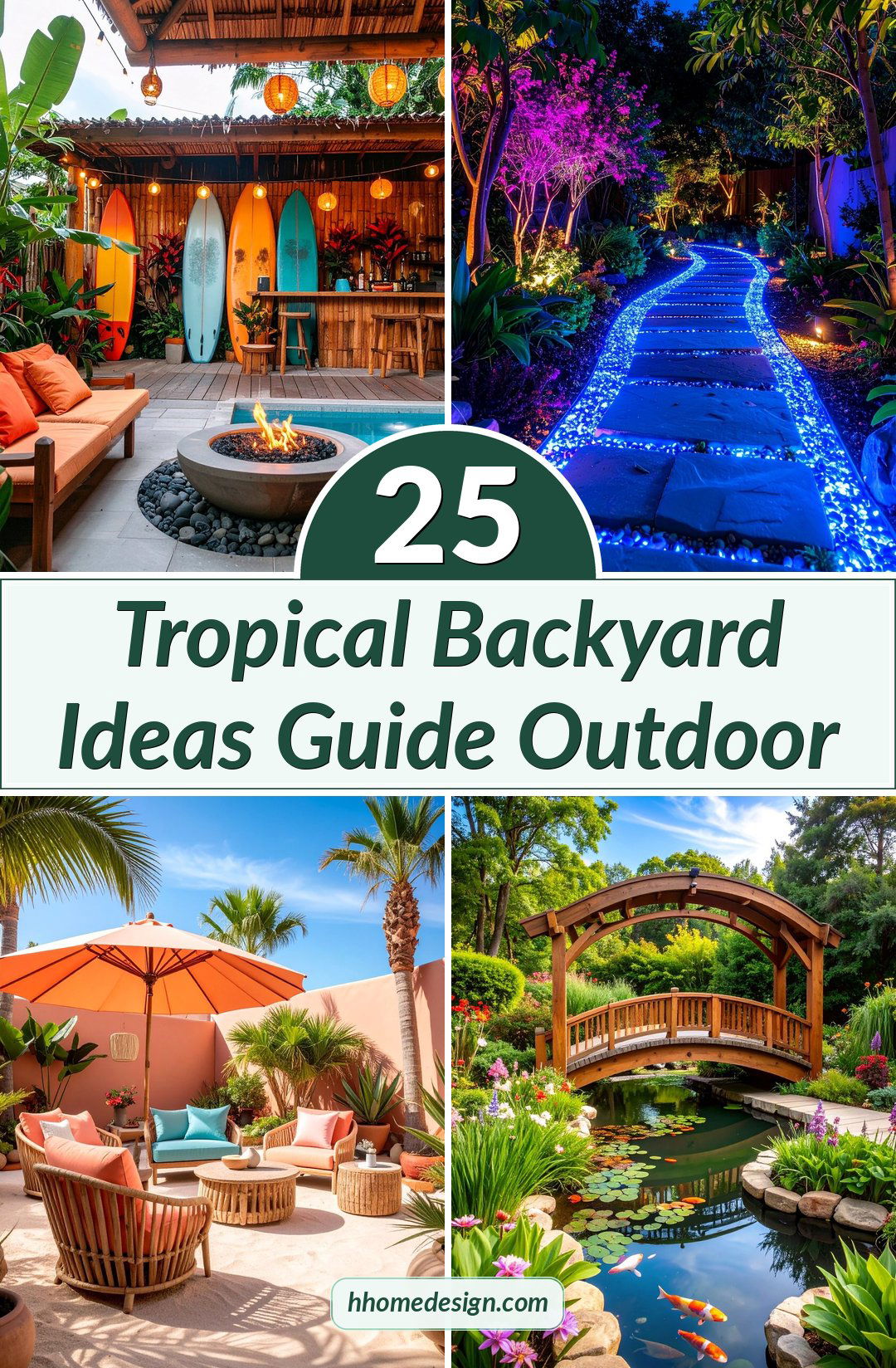 25 Tropical Backyard Ideas Guide Outdoor