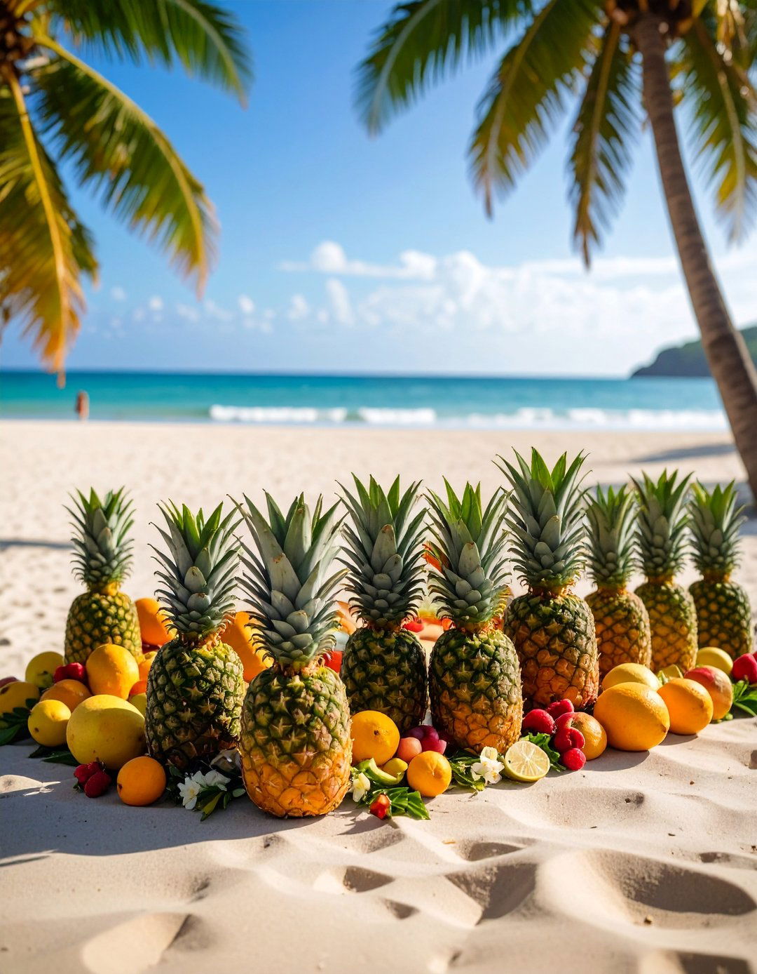 Tropical Fruit Beach Wedding with Colorful Market Inspired Details - 25 Beach Wedding Ideas