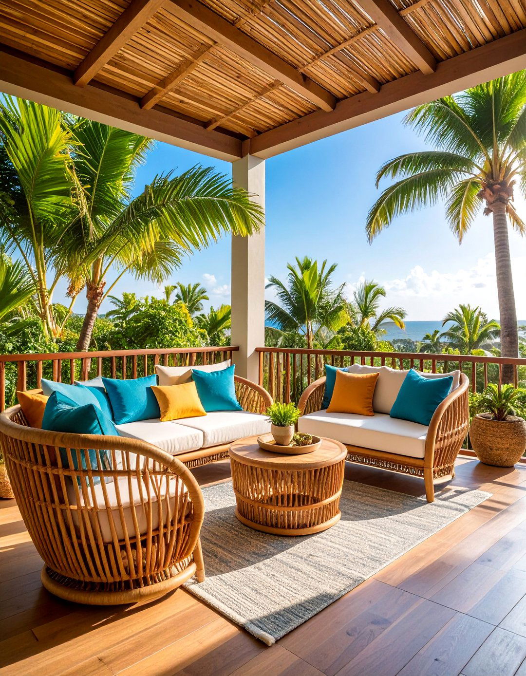 Tropical Oasis Paradise - 25 Penthouse Balcony Ideas