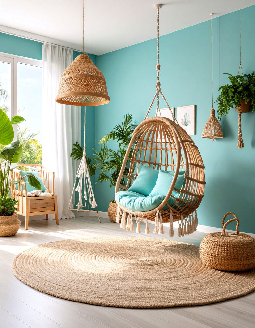 Tropical Paradise Beach Nursery Theme - 25 Nature Themed Nursery Ideas