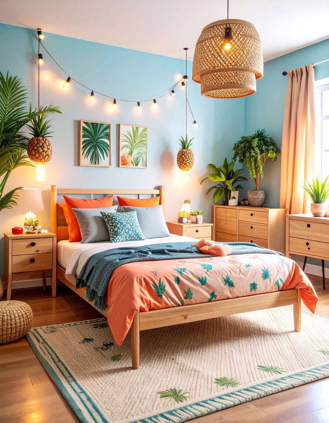 Tropical Paradise Dorm Room Theme - 25 Dorm Room Decorating Ideas