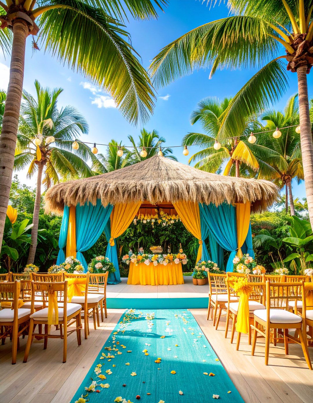 Tropical Paradise Graduation Escape - 25 Graduation Party Ideas
