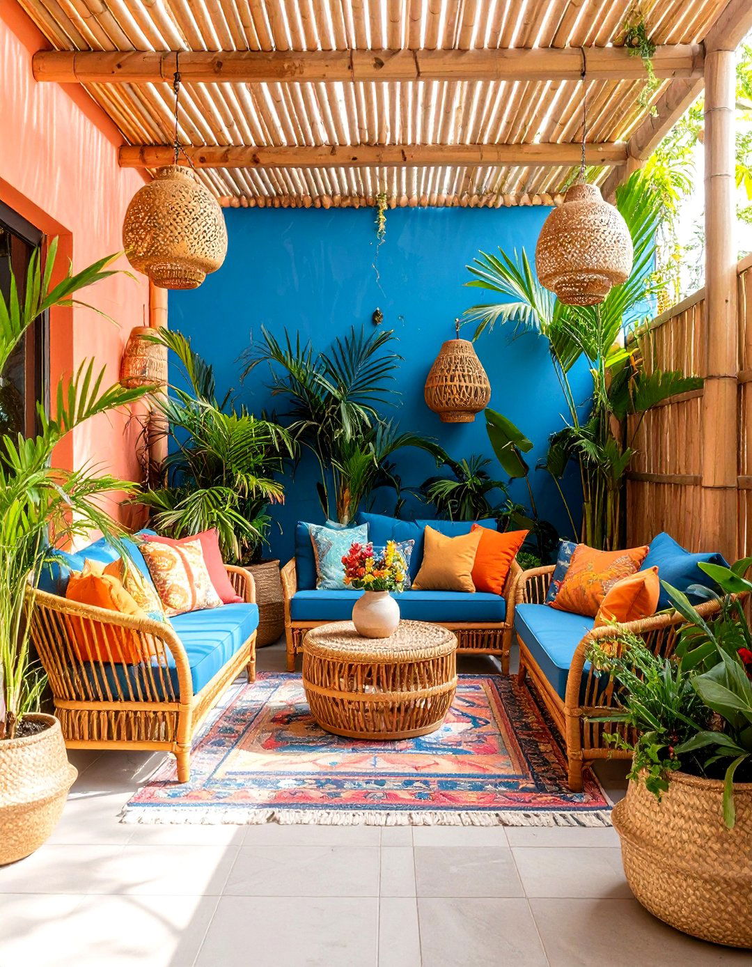 Tropical Paradise Townhouse Patio - 25 townhouse patio ideas