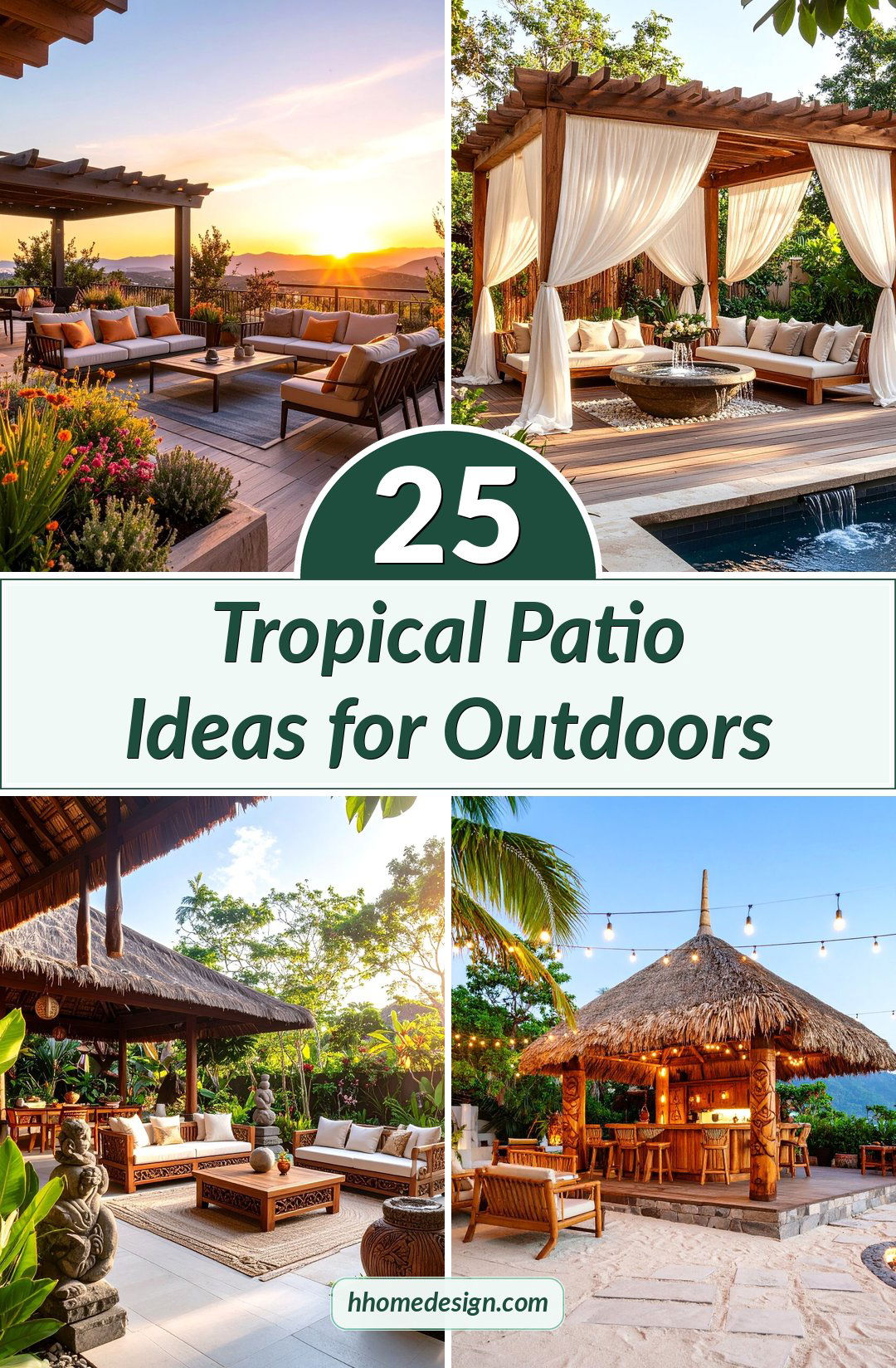 25 Tropical Patio Ideas for Outdoors