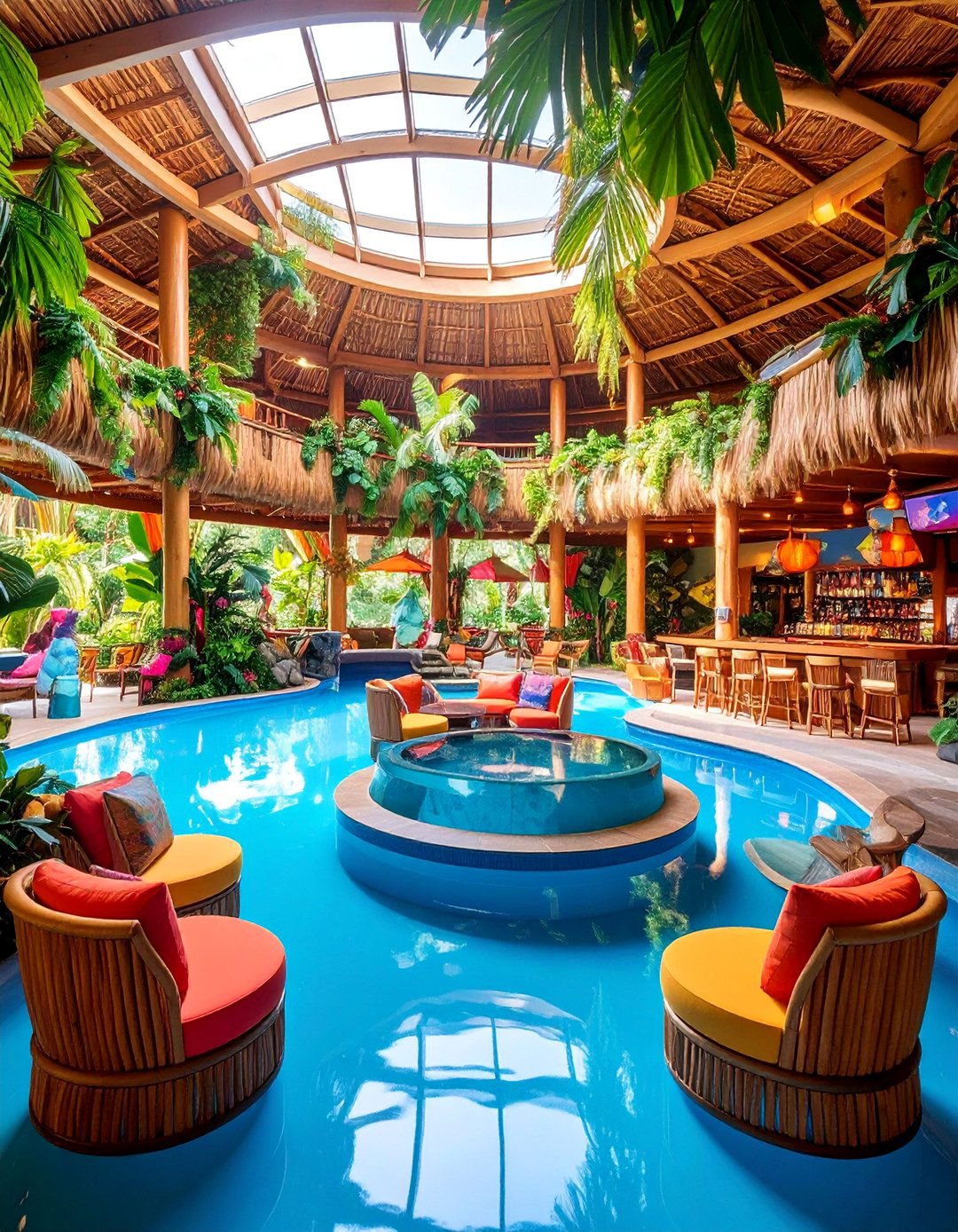 Tropical Resort Gaming Paradise - 25 Luxury Game Room Ideas