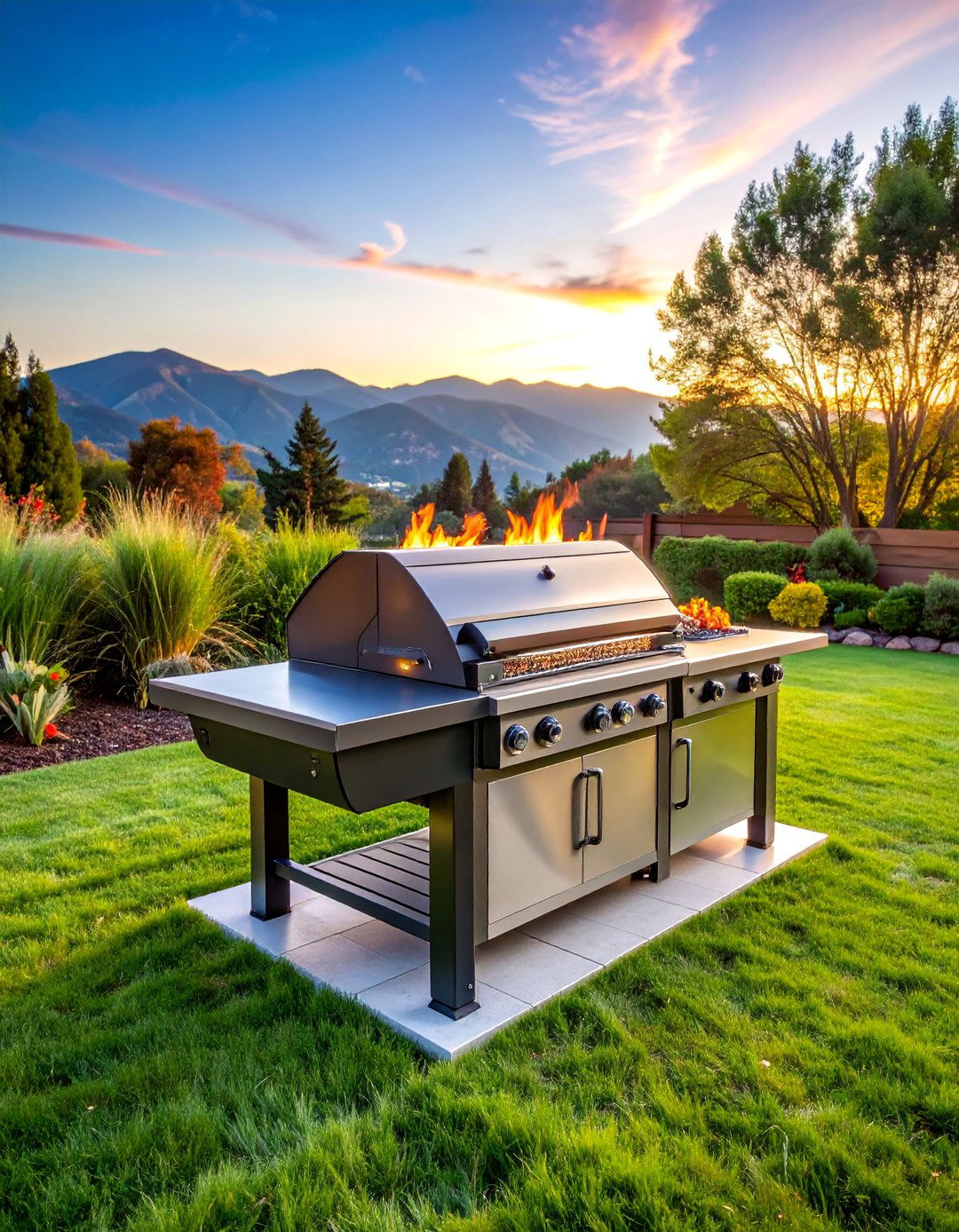 Truck Rim Fire Pit with Removable Grill Grate System - 25 Truck Rim Fire Pit Ideas