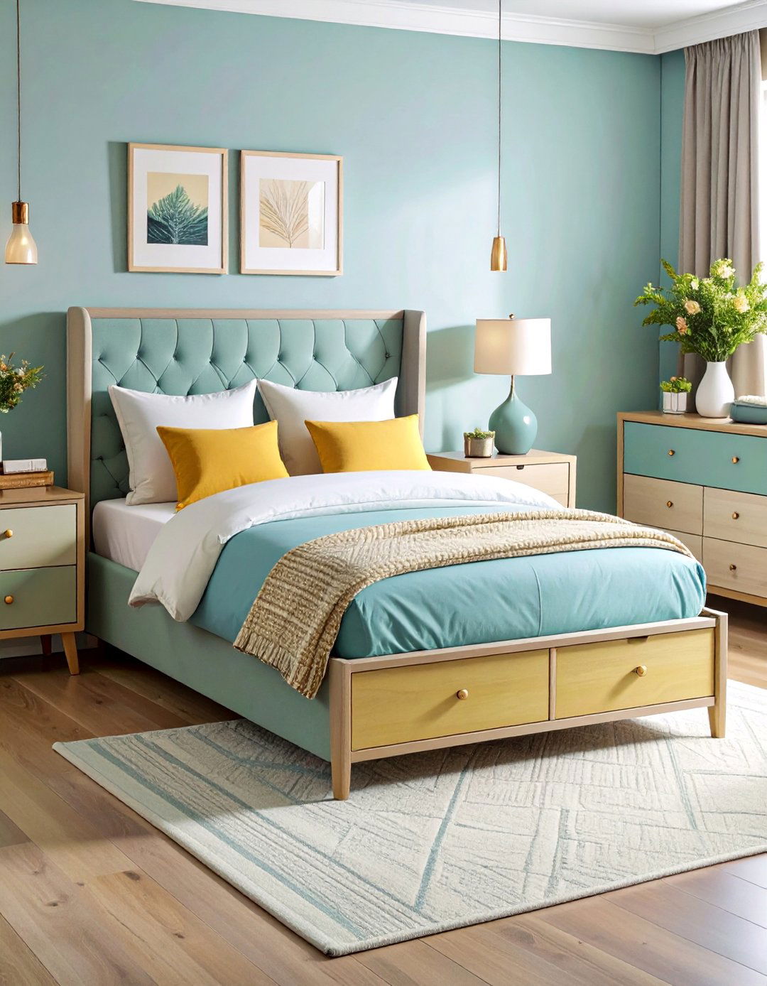 Trundle Bed System with Dual Storage Solutions - 25 2 Beds in One Small Room Ideas