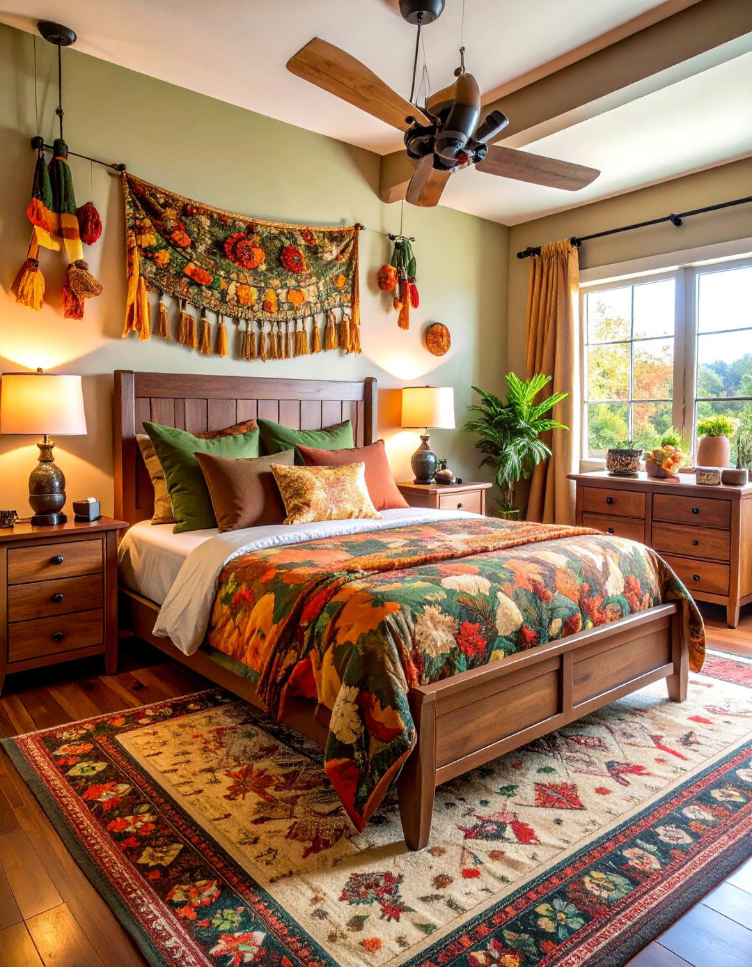 Turkey Hunting Gobbler Bedroom Design - 25 Hunting Bedroom Ideas