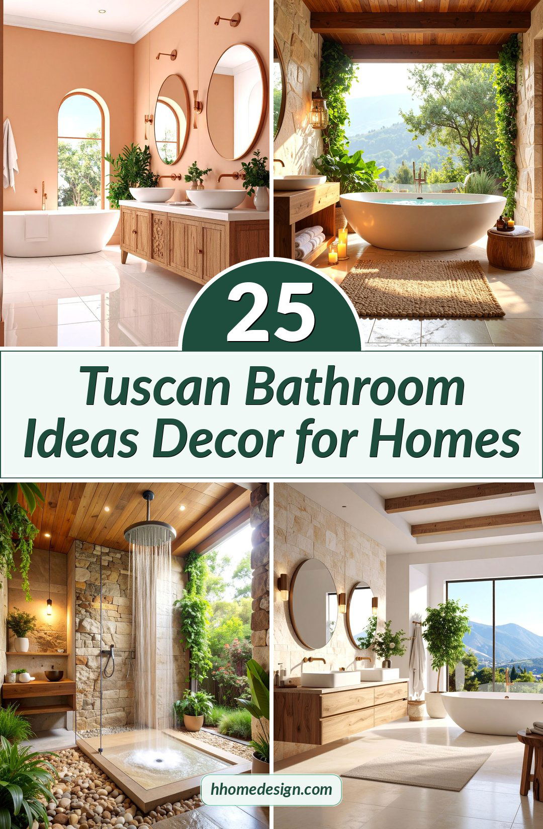 25 Tuscan Bathroom Ideas Decor for Homes