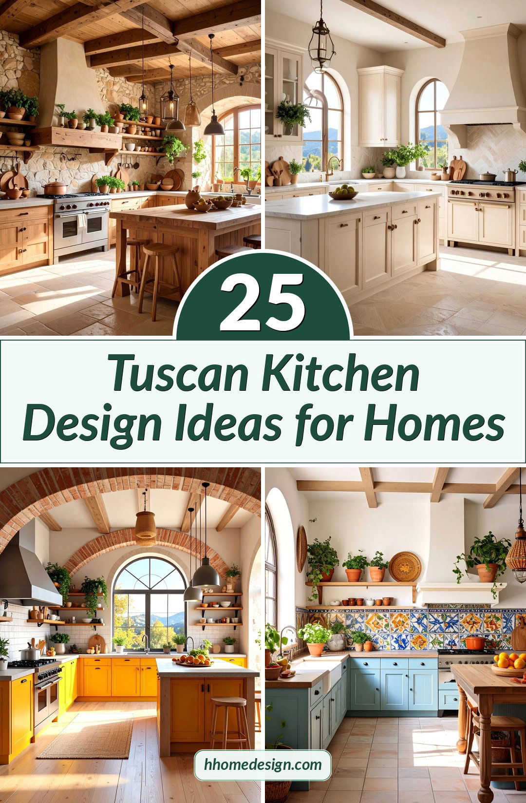25 Tuscan Kitchen Design Ideas for Homes