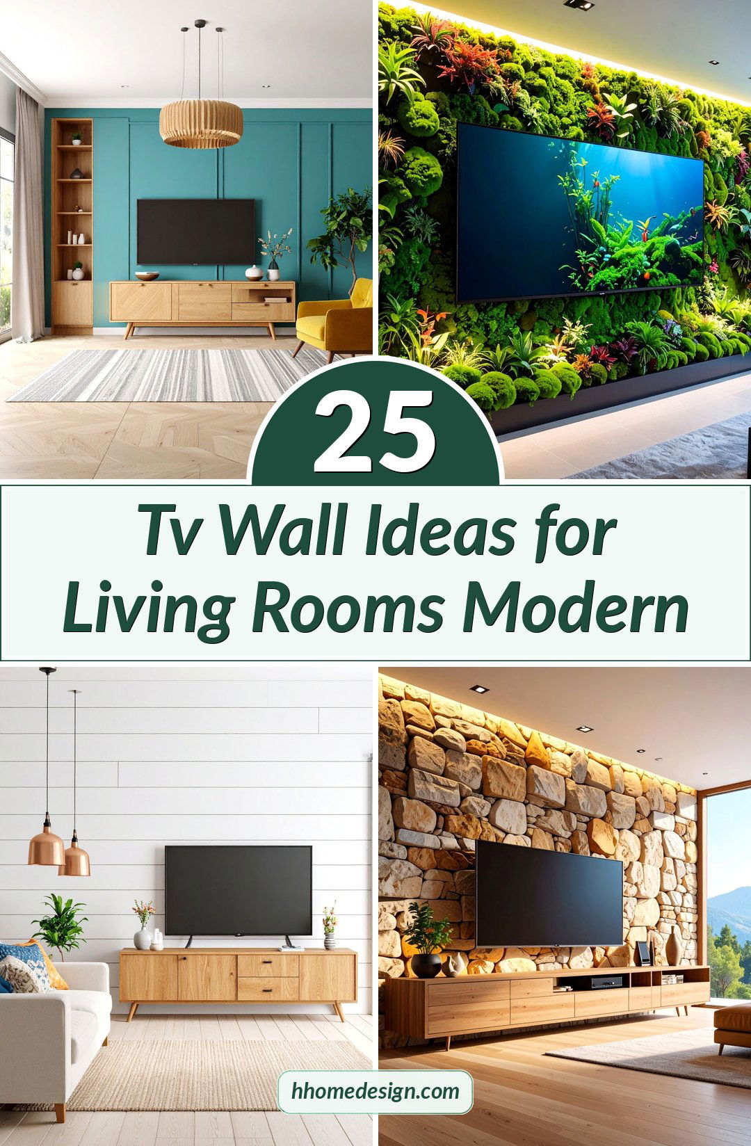 25 Tv Wall Ideas for Living Rooms Modern