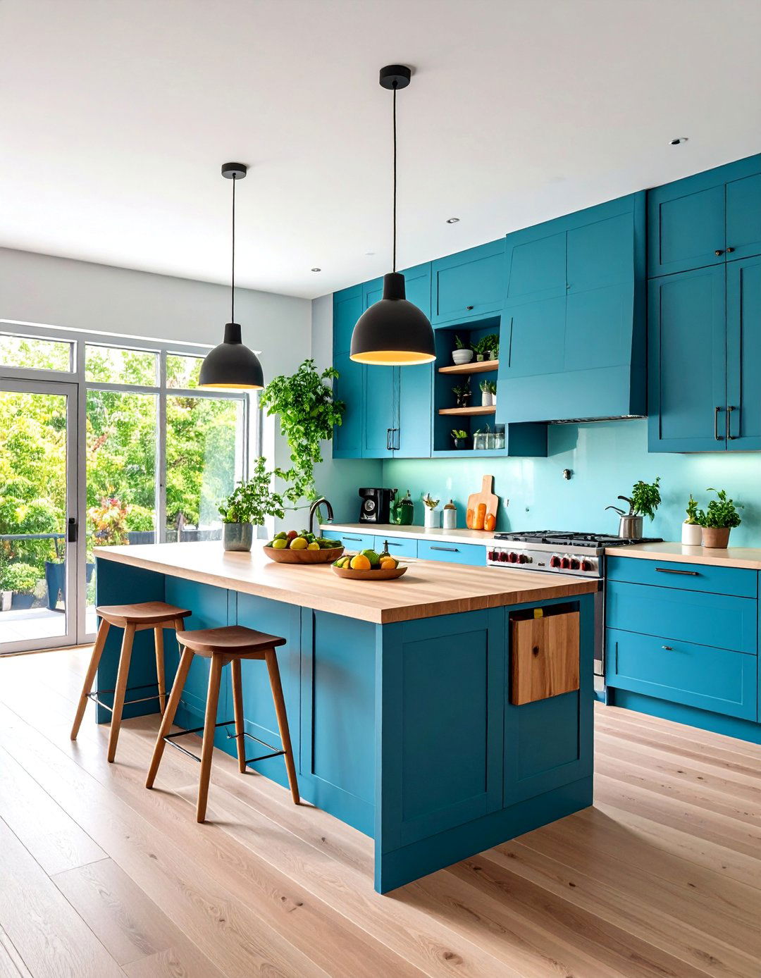 Two Sided Storage Island Design - 25 Kitchen Island Storage Ideas