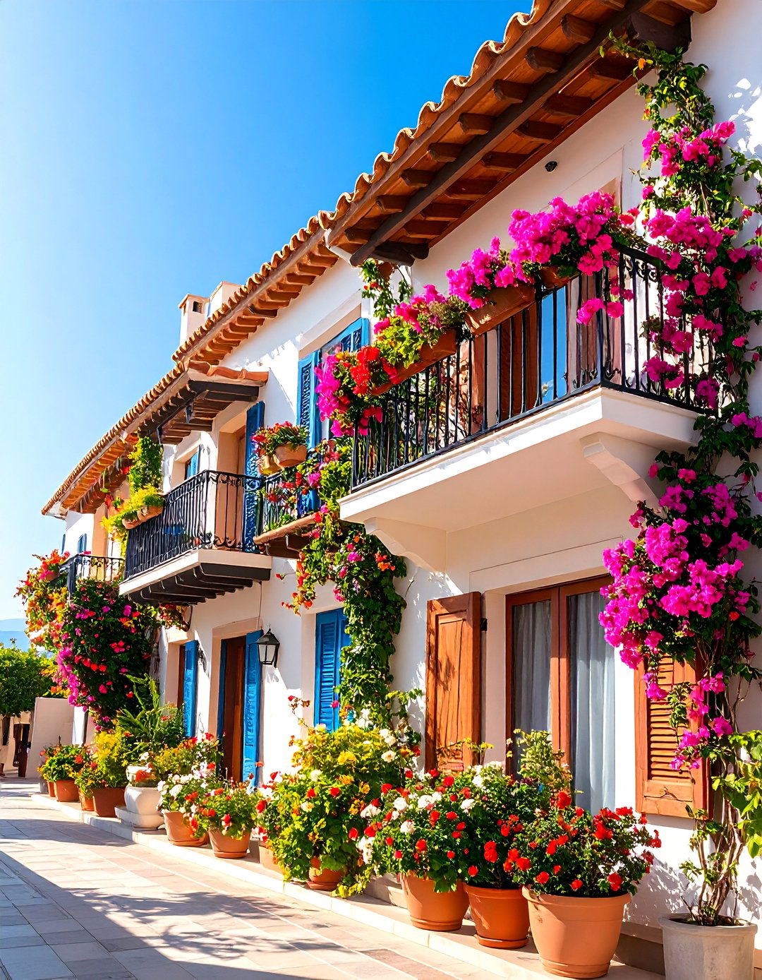 Two Story Balcony Mediterranean House Exterior - 25 Mediterranean House Exterior Ideas
