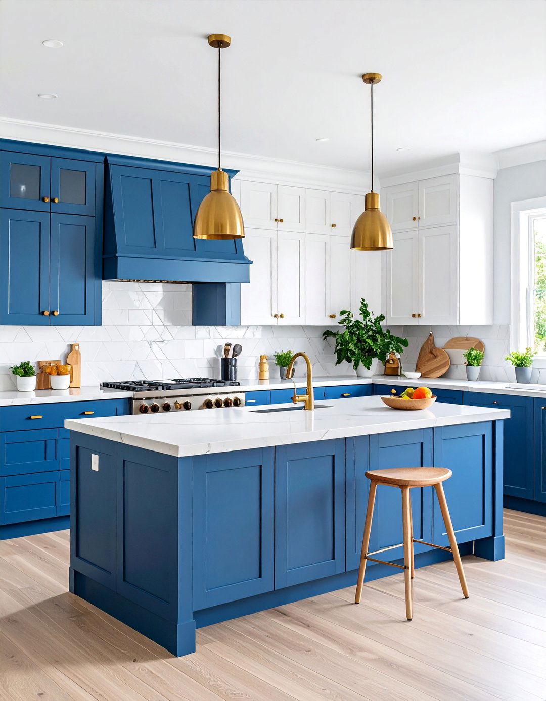 Two Tone Cabinet Kitchen Makeover - 25 Small Kitchen Ideas on a Budget