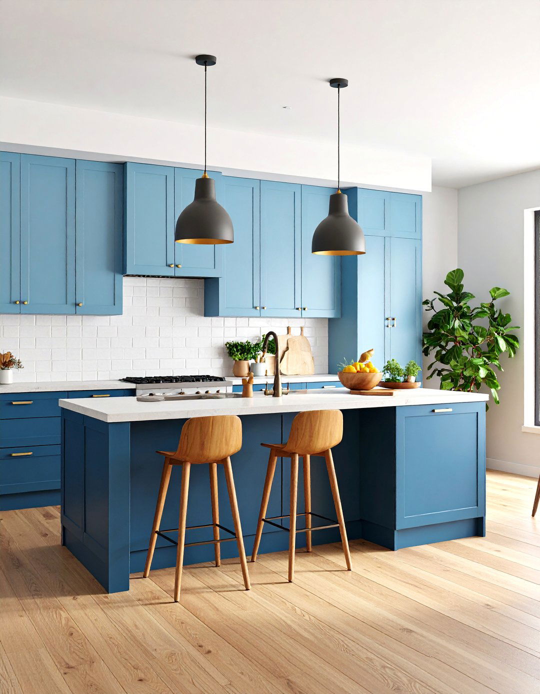 Two Tone Cabinet Sloped Ceiling Design - 25 Sloped Ceiling Kitchen Ideas