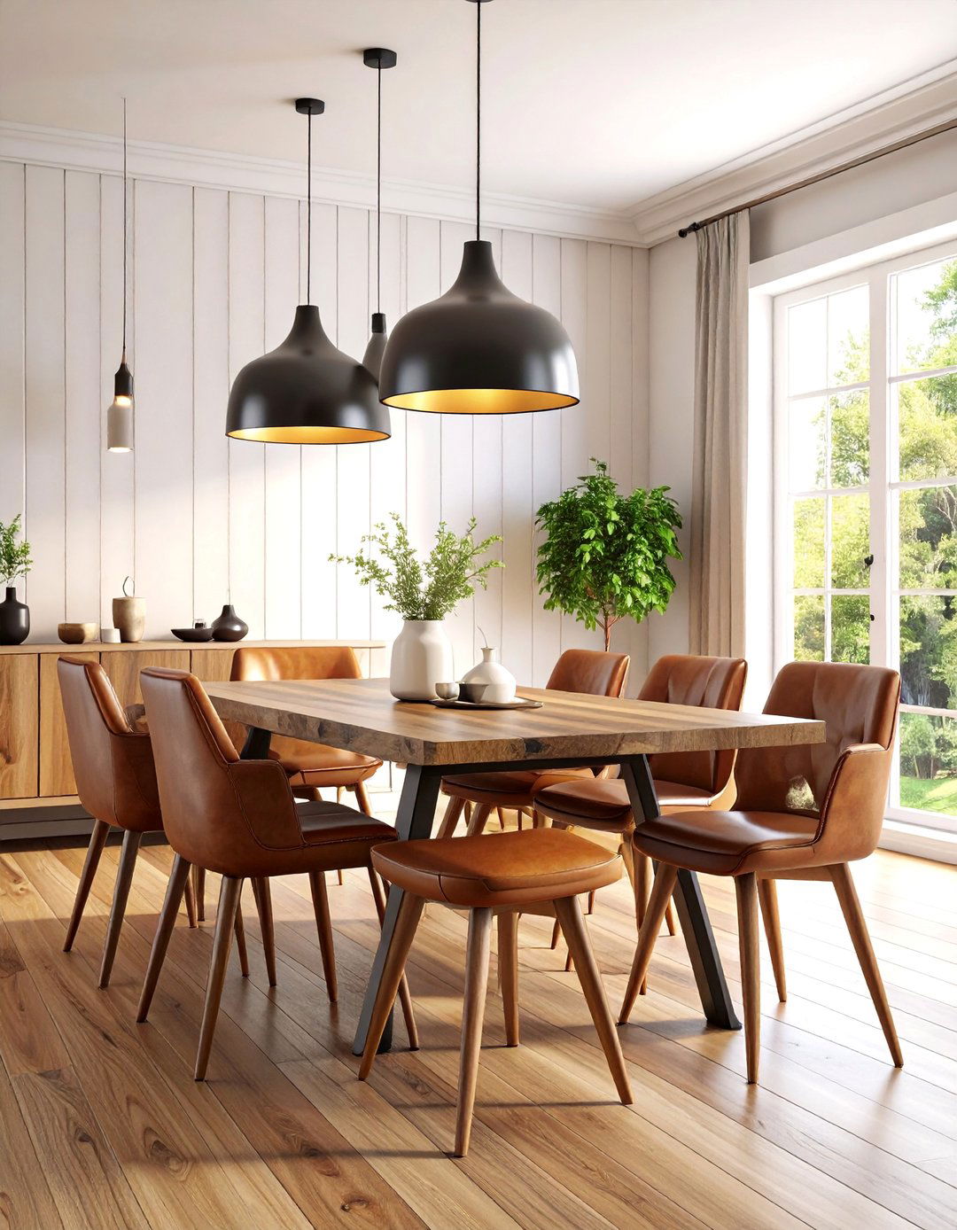Two Tone Shiplap Dining Room - 25 Shiplap Dining Room Wall Ideas