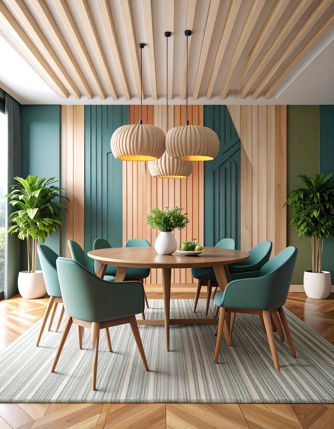 Two Tone Wood Trim Accent Wall - 25 Wood Trim Accent Wall Ideas