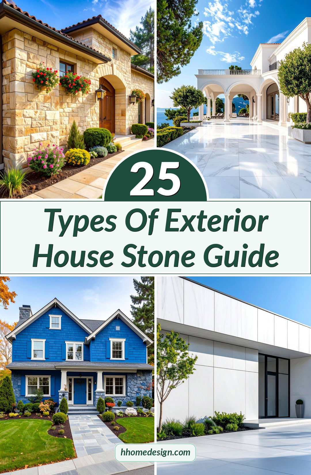 25 Types Of Exterior House Stone Guide