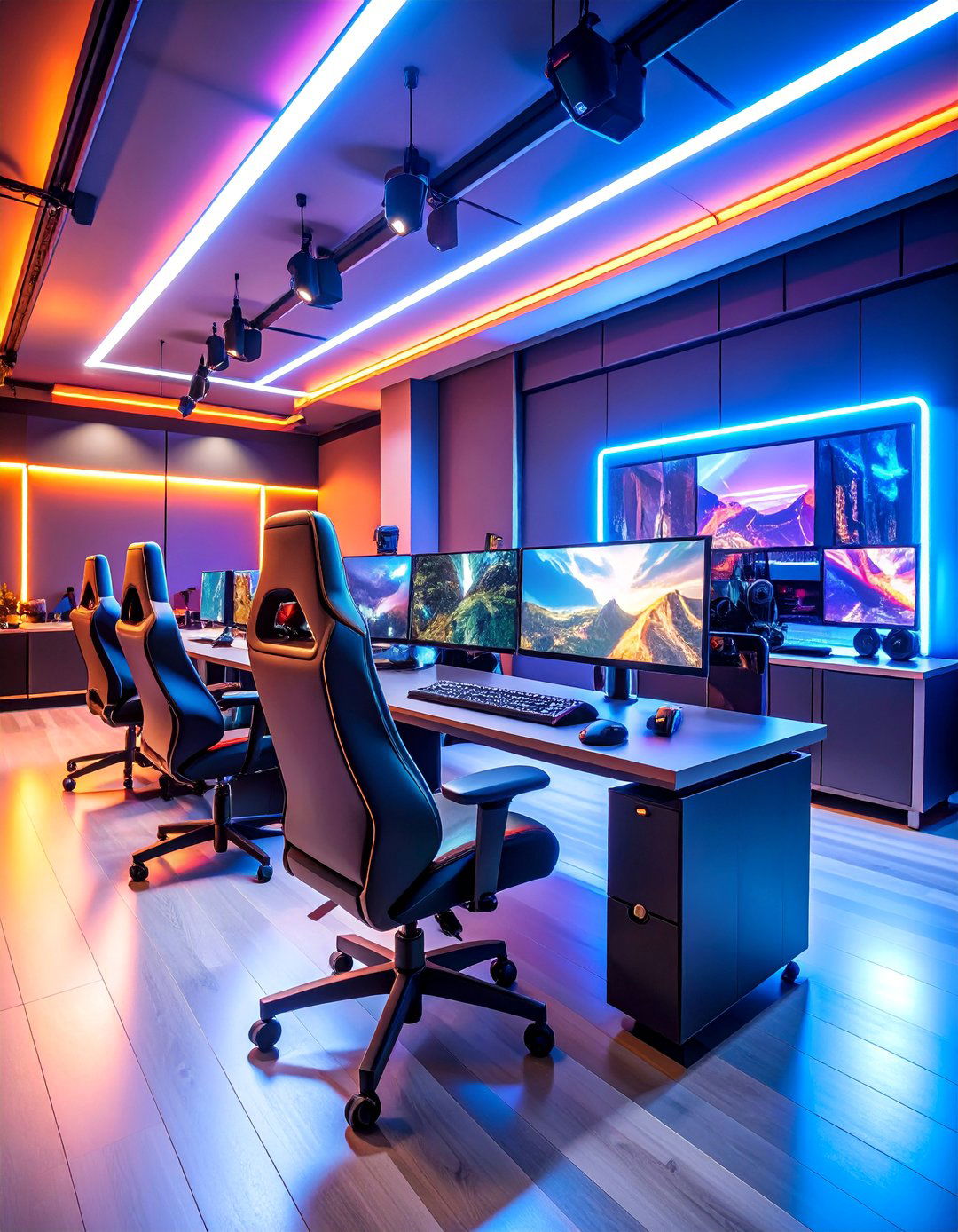 Ultimate Gaming Setup with VR Zone - 25 Luxury Man Cave Ideas