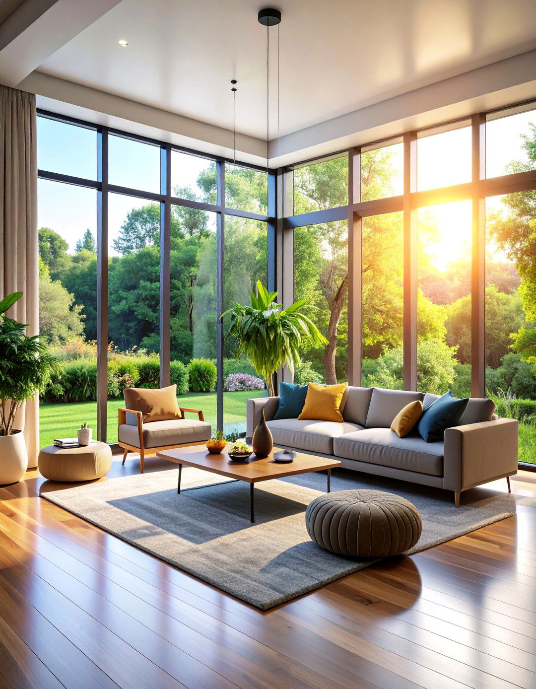 Ultra Modern Bay Window Smart Home Hub - 25 Bay Window Ideas