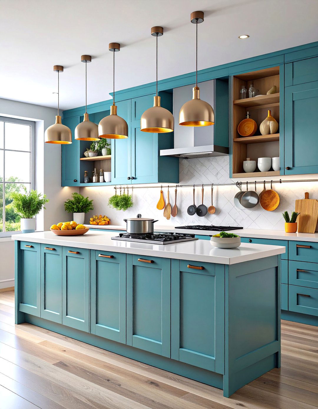 Under Cabinet Hanging Rail Storage - 25 Pots and Pans Storage Ideas
