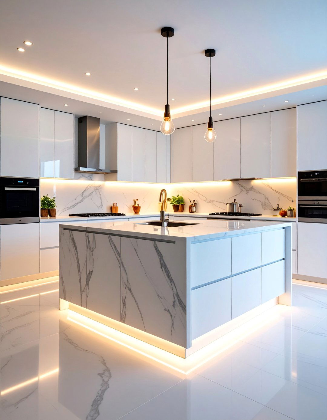 Under Cabinet Lighting Kitchen Transformation - 25 Small Kitchen Ideas on a Budget